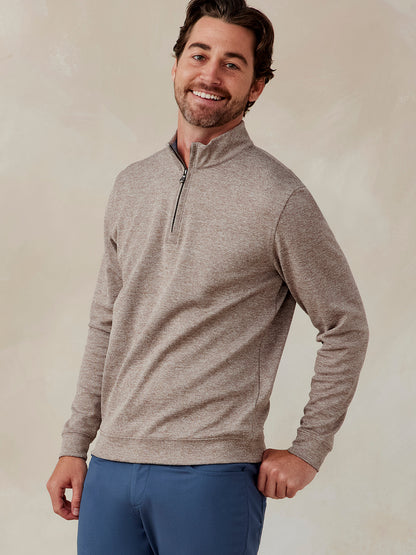 Crest Jacquard Quarter Zip