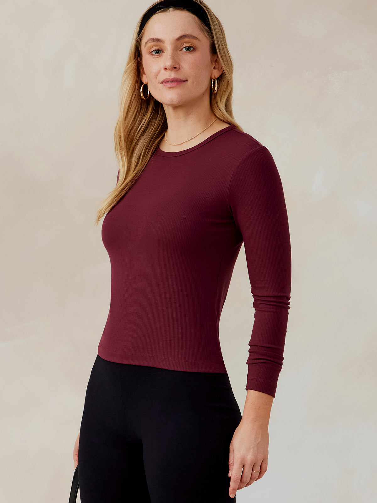 Microluxe Rib Long Sleeve