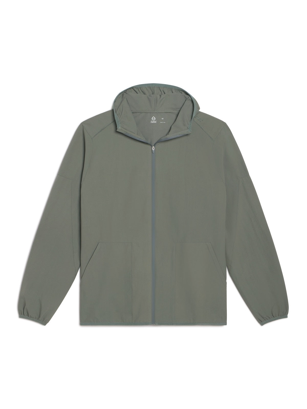Swift Lightweight Hooded Windbreaker Jacket - Shale