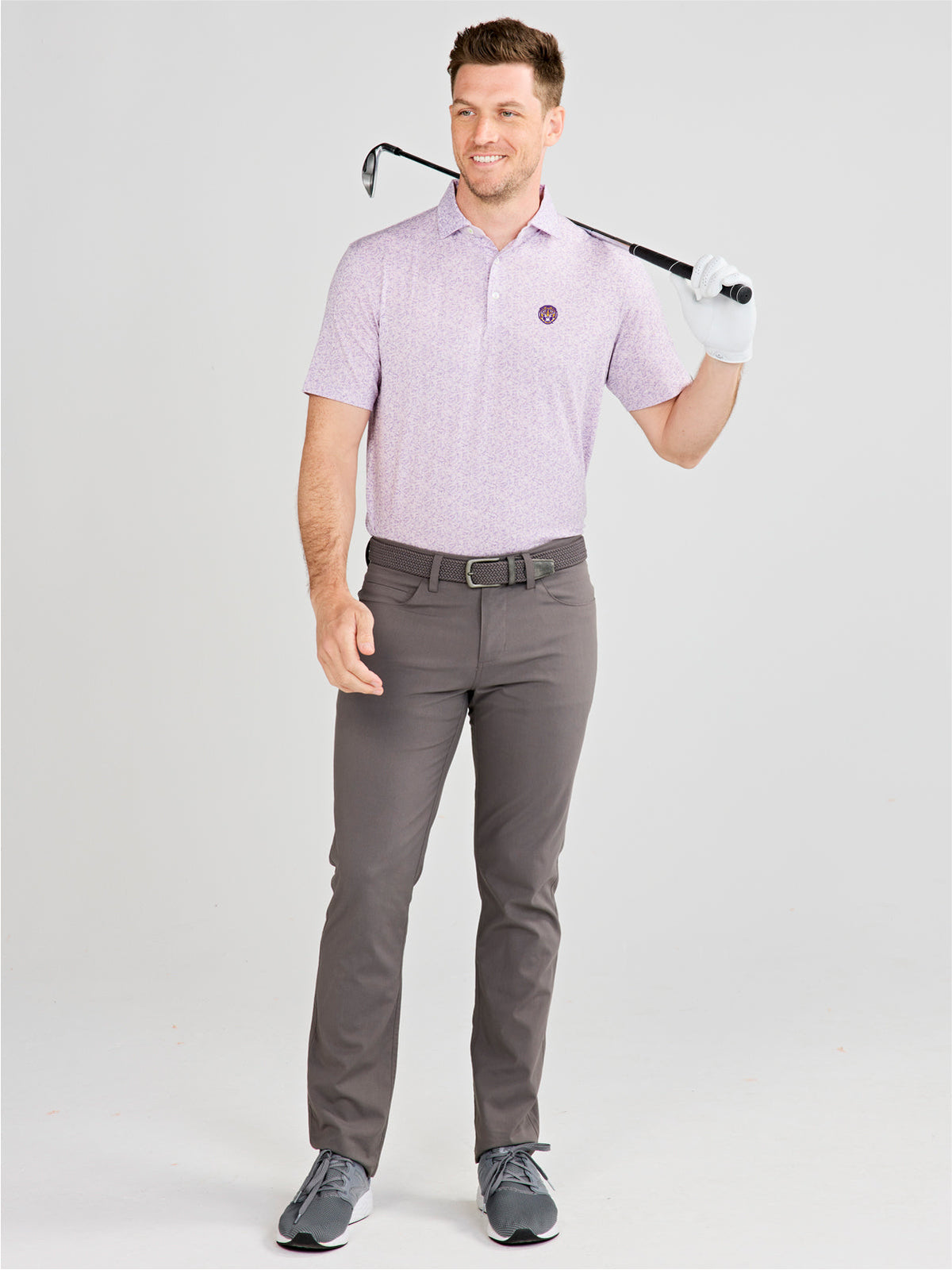 Cloud Lightweight Polo Palms - LSU