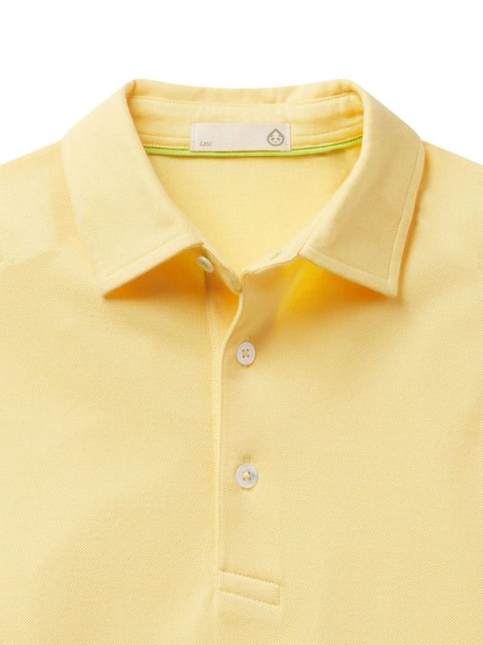 Sea Island Pique Polo - Sun