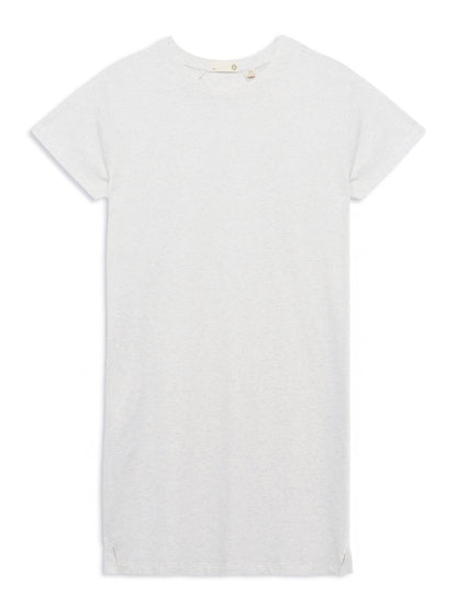All Day T-Shirt Dress - Coconut Heather
