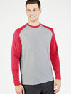 Light Heather Gray/Scarlet