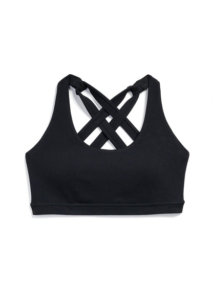 Sculptive Flow Sports Bra - Black