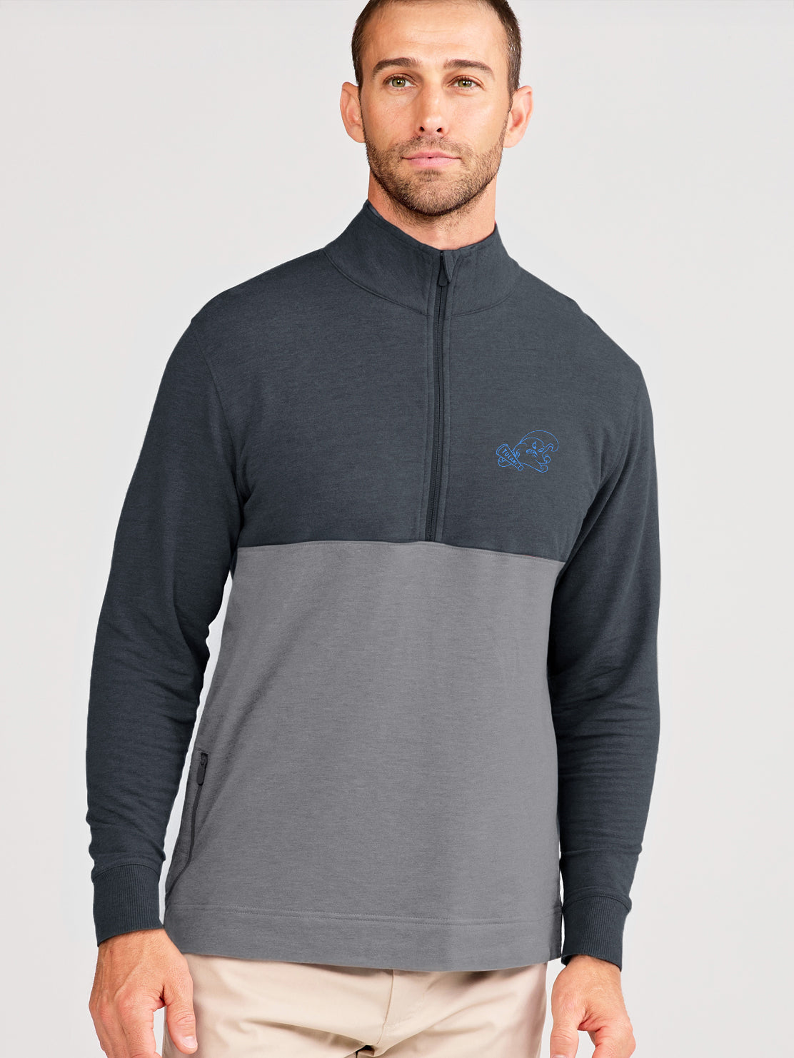Venture Fleece 1/2 Zip - Iron Heather/Heather Gray