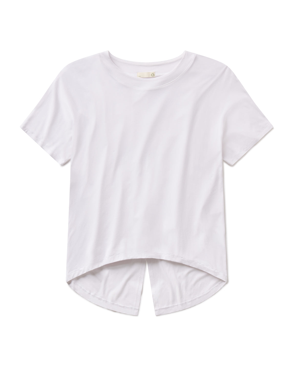 Uptown Luxe Cross Back T-Shirt - White