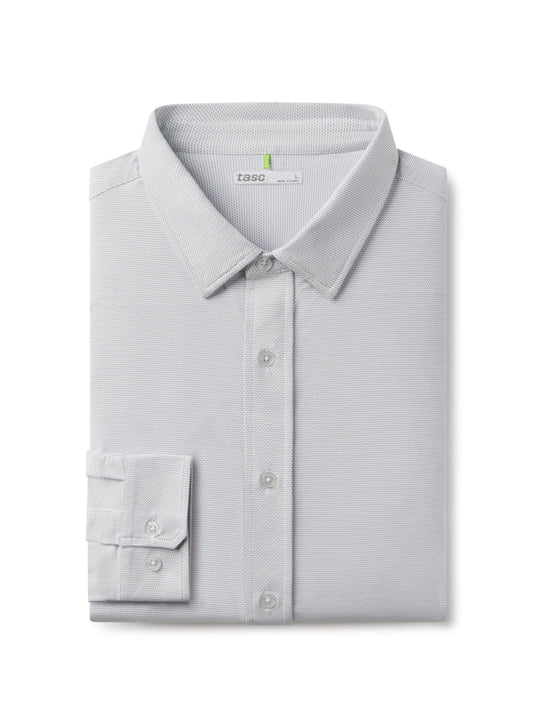 Wayfarer Classic Fit Knit Button Down - Marine Birdseye