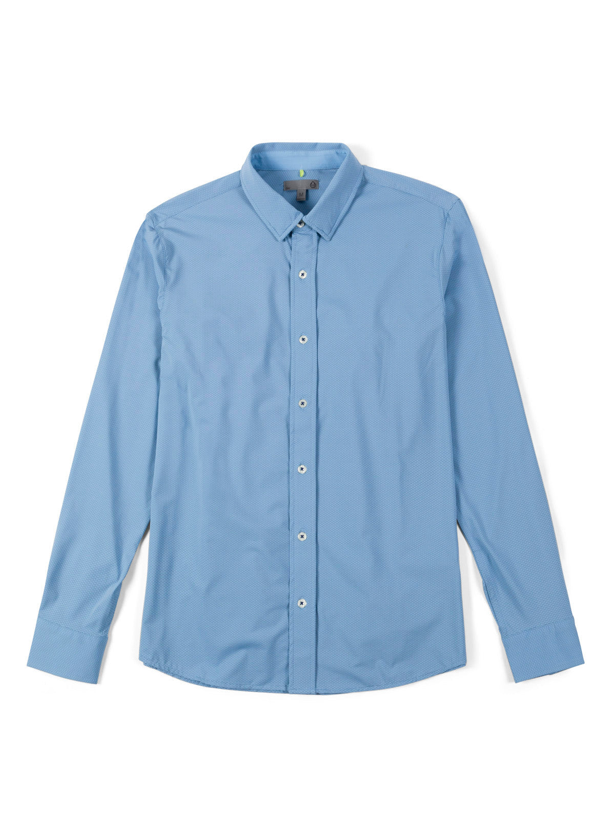 Wayfarer Tailored Fit Knit Button Down - Polar Dash Oxford