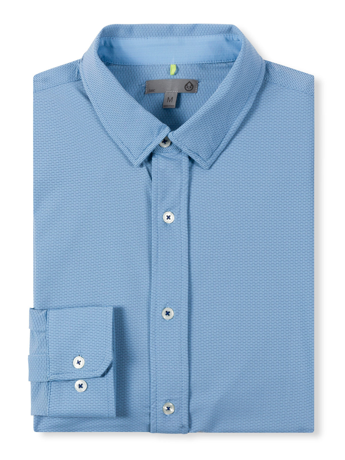 Wayfarer Tailored Fit Knit Button Down - Polar Dash Oxford