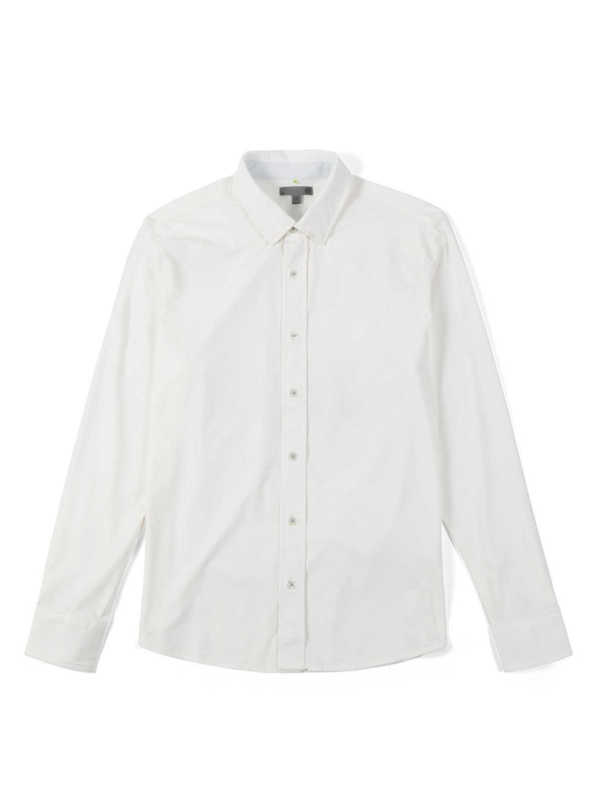 Wayfarer Tailored Fit Knit Button Down - White Diamond Oxford