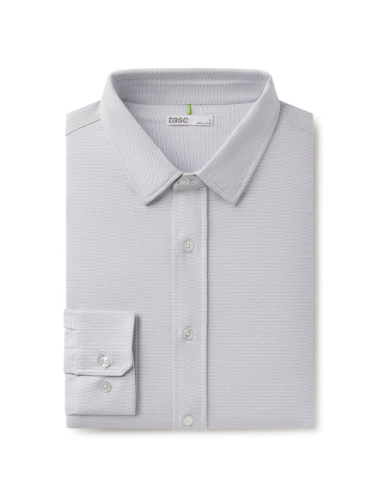 Wayfarer Classic Fit Knit Button Down - Iris Birdseye
