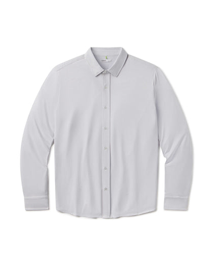 Wayfarer Classic Fit Knit Button Down - Iris Birdseye