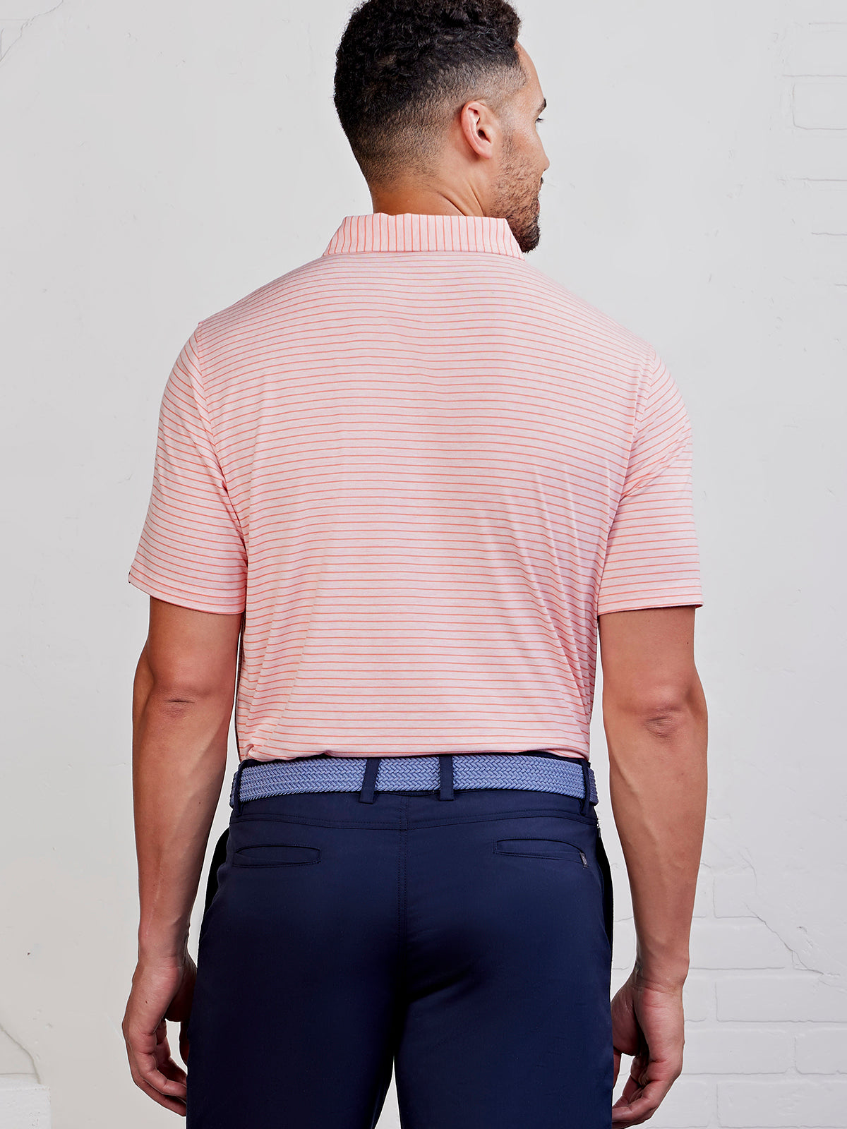 Cloud Polo - Pink Grapefruit Heather/Hibiscus