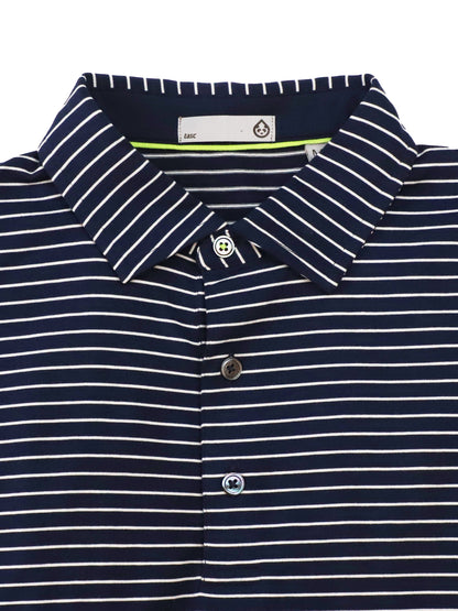 Cloud Polo Brookline Stripe - Classic Navy/White