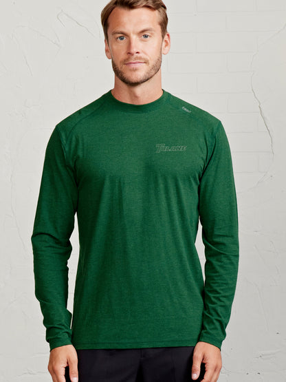 Carrollton Long Sleeve Fitness T-Shirt - Forest Green C