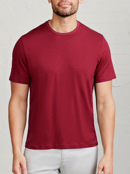 Pimaluxe T-Shirt - Cherrywood