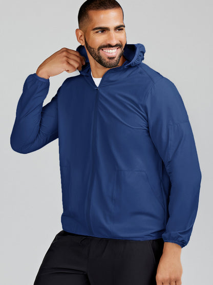 Swift Lightweight Hooded Windbreaker Jacket